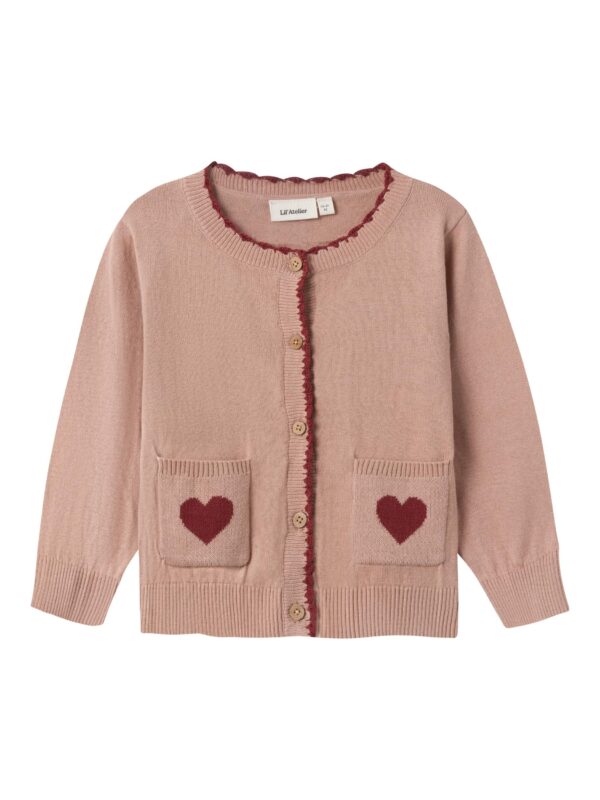 Lil Atelier Saran Knit Cardigan - Nougat - 92 cm Lil Atelier Saran Knit Cardigan - Nougat - 92 cm