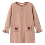 Lil Atelier Saran Knit Dress - Nougat - 92 cm