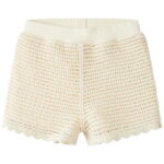 Lil Atelier Shorts - Strik - NmfFlora - Coconut Milk