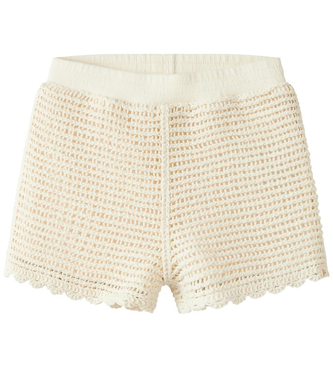Lil Atelier Shorts - Strik - NmfFlora - Coconut Milk