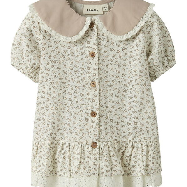 Lil Atelier Skjorte - Loose - NmfFjola - Coconut Milk