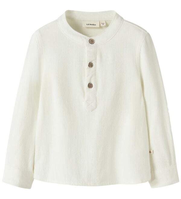 Lil Atelier Skjorte - NmmFreddie - Coconut Milk