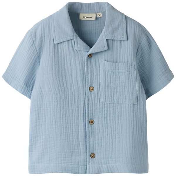 Lil Atelier Skjorte - NmmFulina - Zen Blue