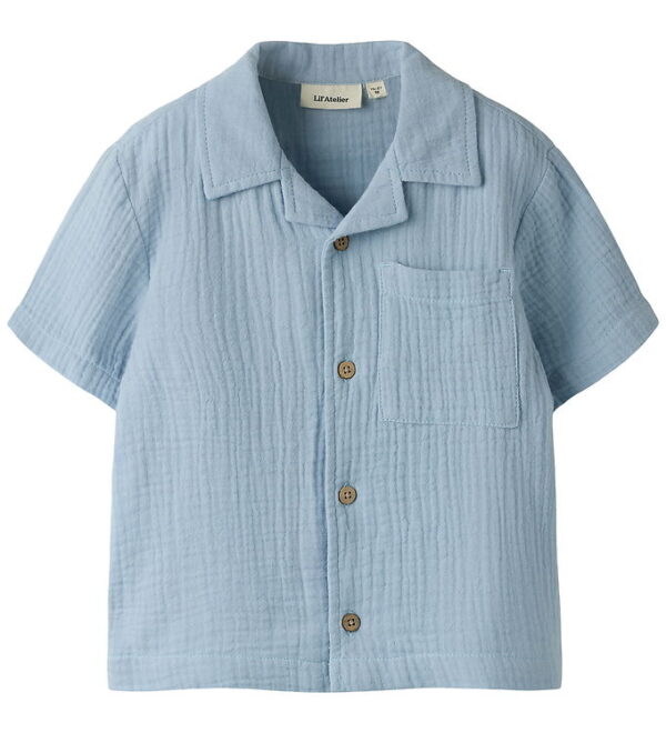 Lil Atelier Skjorte - NmmFulina - Zen Blue