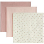 Lil' Atelier Stofbleer - 3-pak - NbnIsleys - Coconut Milk/Peach