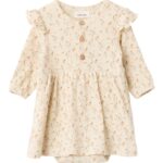 Lil Atelier Thida Body Kjole - Fog - 56 cm
