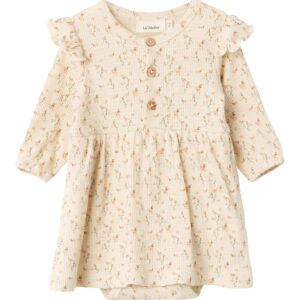 Lil Atelier Thida Body Kjole - Fog - 56 cm