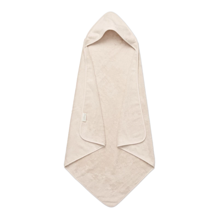 Lille Kanin Håndklæde Med Hætte 100x100 Terry Vanilla Ice
