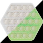 Liniex | Fidget Pop It - Sekskantet/Glow in the dark, 1 stk