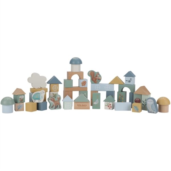 Little Dutch Byggeklodser - Træ - Forest Friends Little Dutch Byggeklodser - Træ - Forest Friends