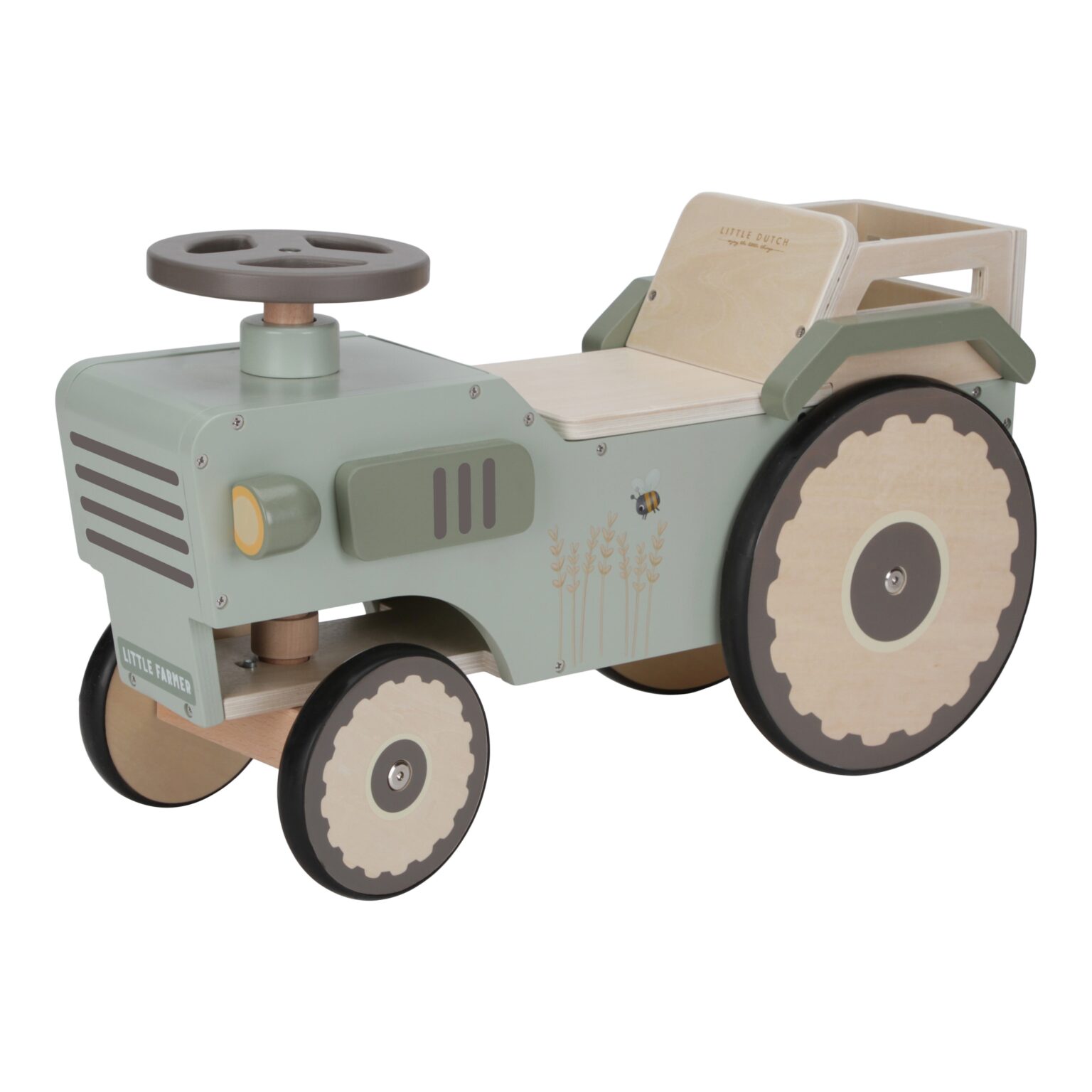Little Dutch Gåvogn Traktor - Little Farm