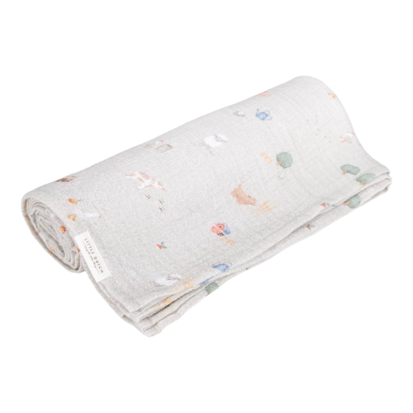 Little Dutch - Svøb 120x120 Muslin - Little Farm