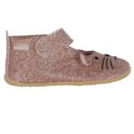 Living Kitzbühel Ballerina Hjemmesko - Rosa Glitter m. Kat