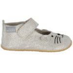Living Kitzbühel Ballerina Hjemmesko - Sølv Glimmer m. Mus