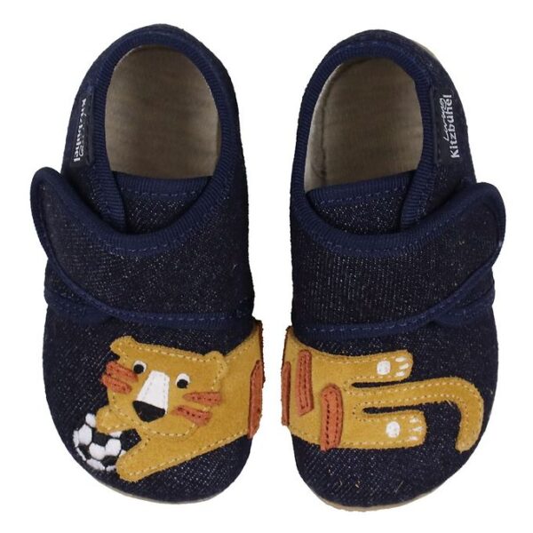 Living Kitzbühel Hjemmesko - Natblå m. Tiger