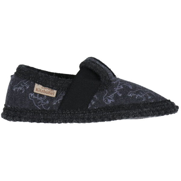 Living Kitzbühel Hjemmesko - Trashy Dino - Anthracite