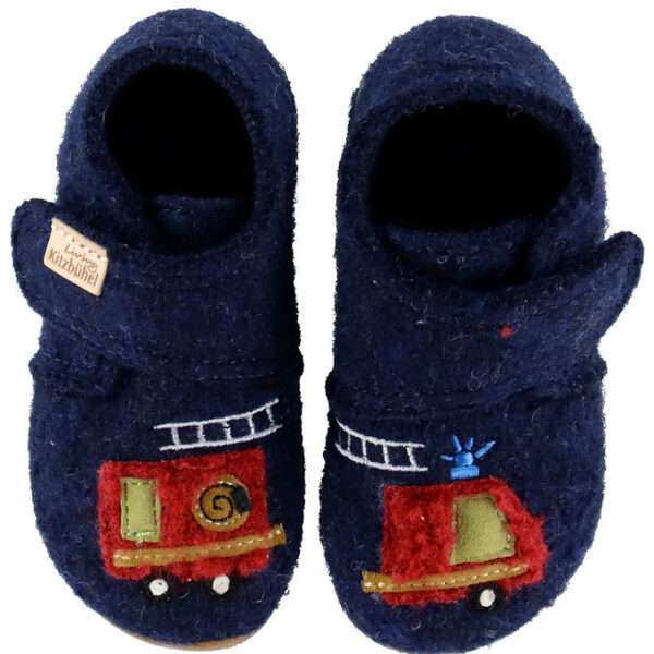 Living Kitzbühel Hjemmesko - Uld - Fredi Feuerwehr - Nachtblau