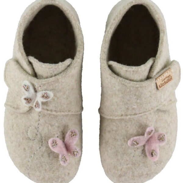 Living Kitzbühel Hjemmesko - Uld - Sissi Schmetterling - Oat Mil