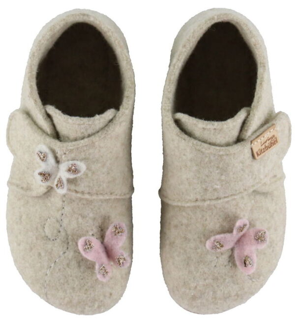 Living Kitzbühel Hjemmesko - Uld - Sissi Schmetterling - Oat Mil