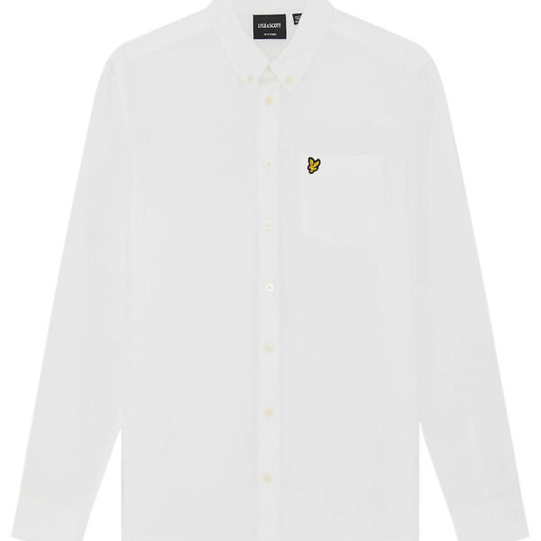 Lyle & Scott Skjorte - Oxford - Hvid