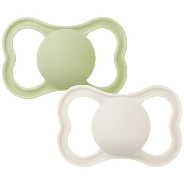 MAM Sutter - Air - 2-pak - 6-16 mdr - Lysegrøn/Creme