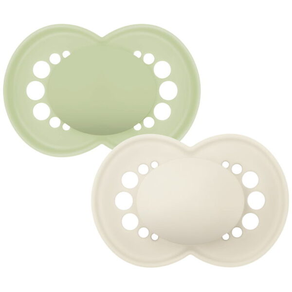MAM Sutter - Original - 2-pak - 6-16 mdr - Lysegrøn/Creme