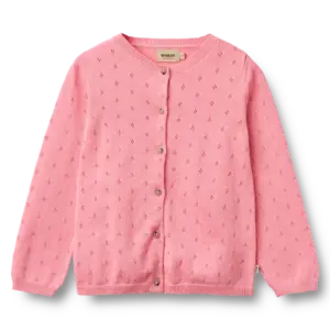 Maia Strik Cardigan - Bubblegum - 110