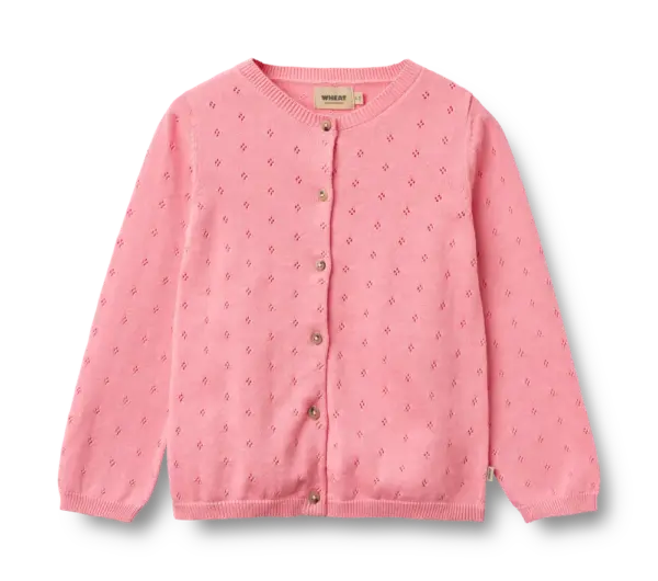 Maia Strik Cardigan - Bubblegum - 110