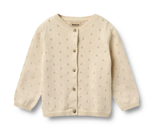 Maia Strik Cardigan - Sandshell - 80