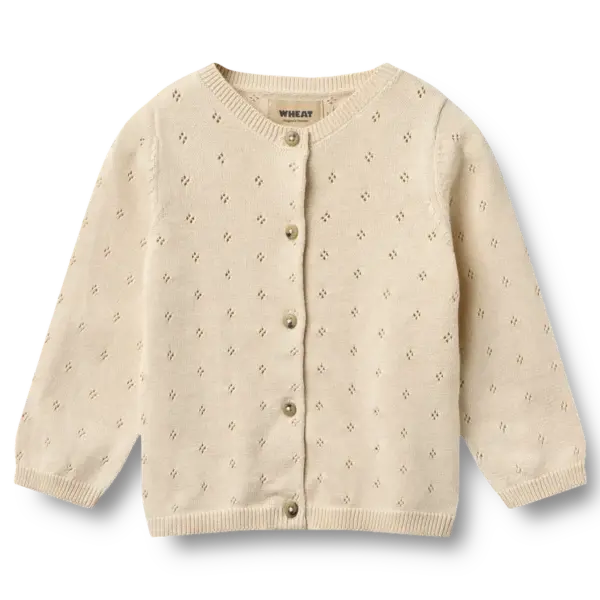 Maia Strik Cardigan - Sandshell - 80