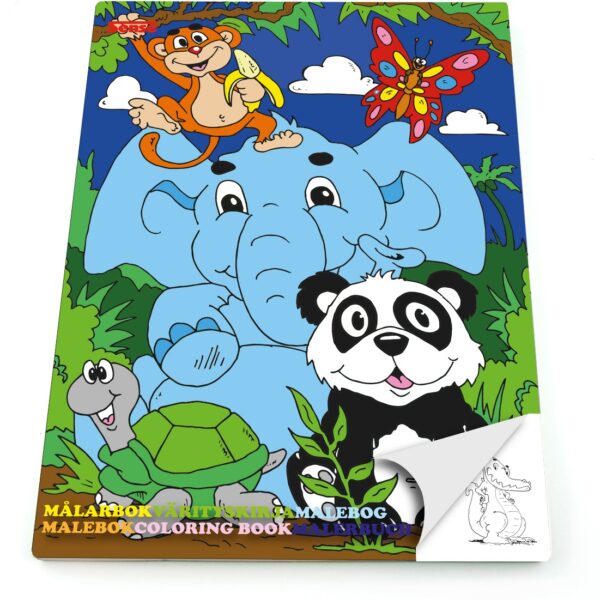 Malebog med søde dyr, 36 sider