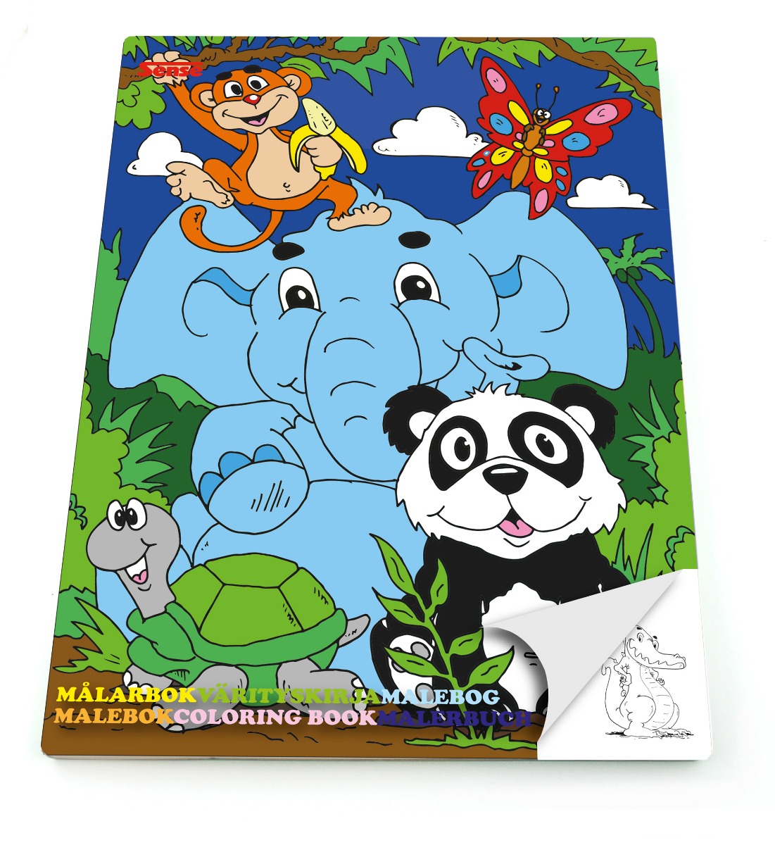 Malebog med søde dyr, 36 sider