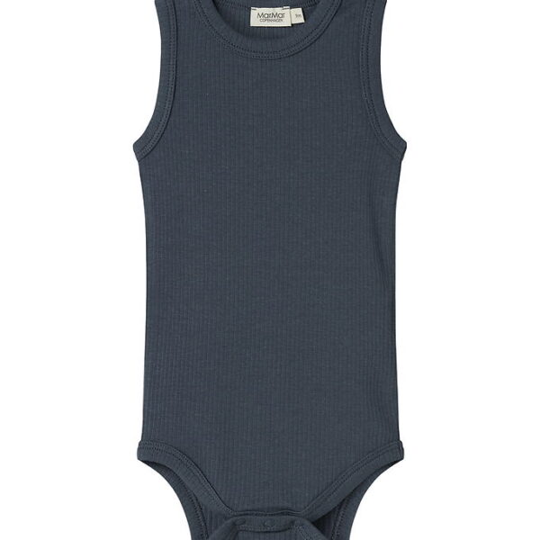 MarMar Body u/æ - Rib - Sleeveless - Noos - Blå