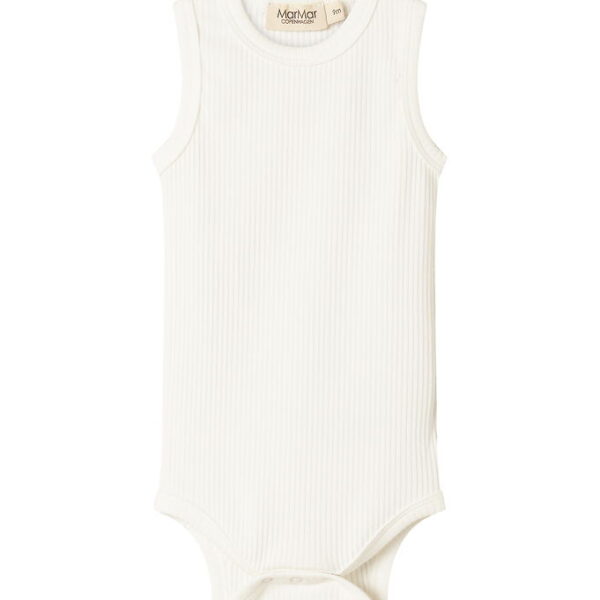 MarMar Body u/æ - Rib - Sleeveless - Noos - Gentle White