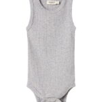 MarMar Body u/æ - Rib - Sleeveless - Noos - Lysegråmeleret
