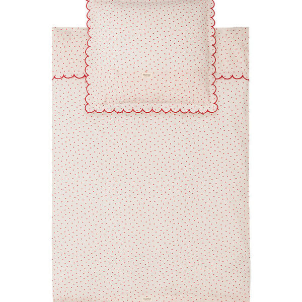 MarMar Sengetøj - Baby - Scallop - Happy Hearts