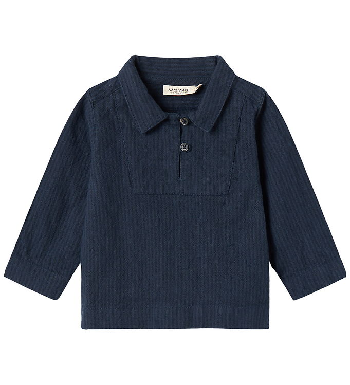 MarMar Skjorte - Tovas - Dark Blue Stripe MarMar Skjorte - Tovas - Dark Blue Stripe
