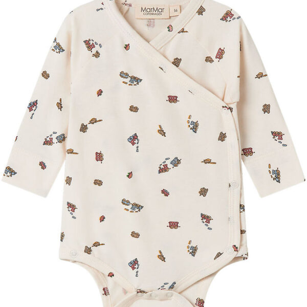 MarMar Slå-om Body l/æ - Bomuld/Modal - Belito - Trains