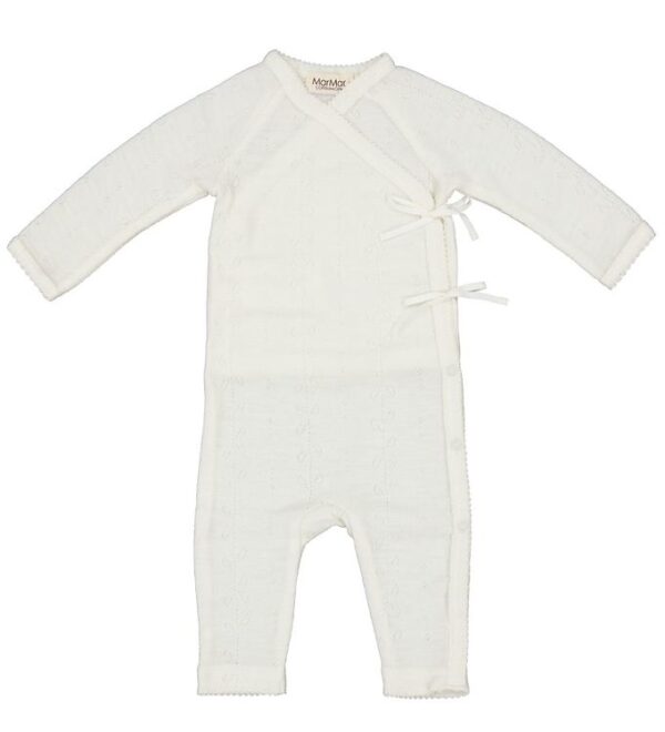 MarMar Slå-om Heldragt - Uld - Pointelle - Rula - Natural MarMar Slå-om Heldragt - Uld - Pointelle - Rula - Natural