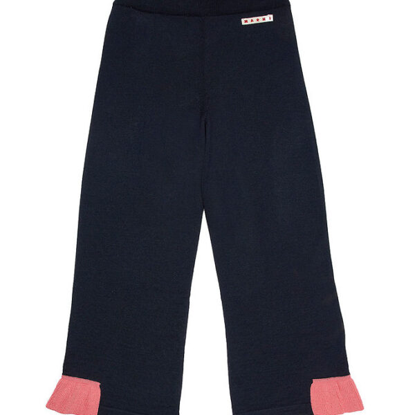 Marni Bukser - Akryl/Uld - Navy m. Koral Marni Bukser - Akryl/Uld - Navy m. Koral
