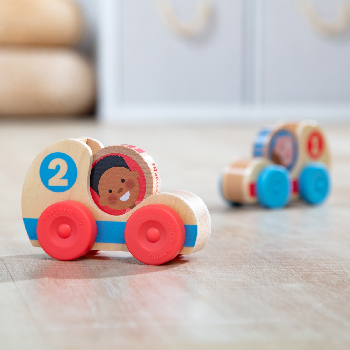 Melissa & Doug | GO Tots - Racerbiler, 2 stk Melissa & Doug | GO Tots - Racerbiler, 2 stk