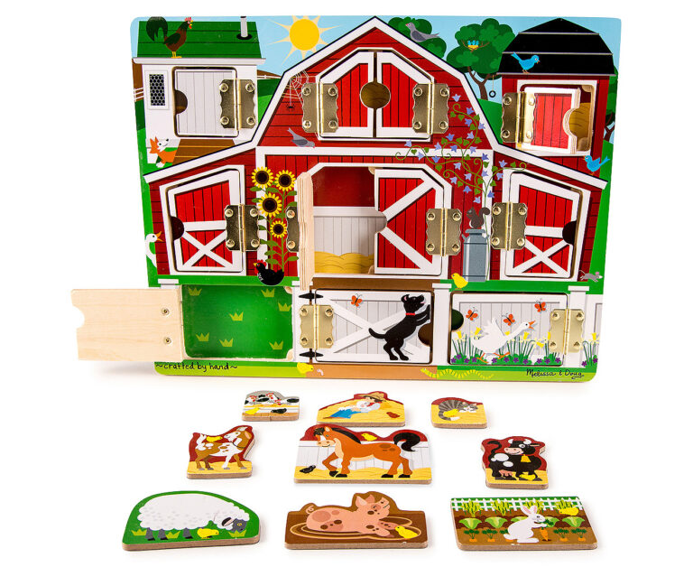 Melissa & Doug | Hvad gemmer lågen - Bondegård