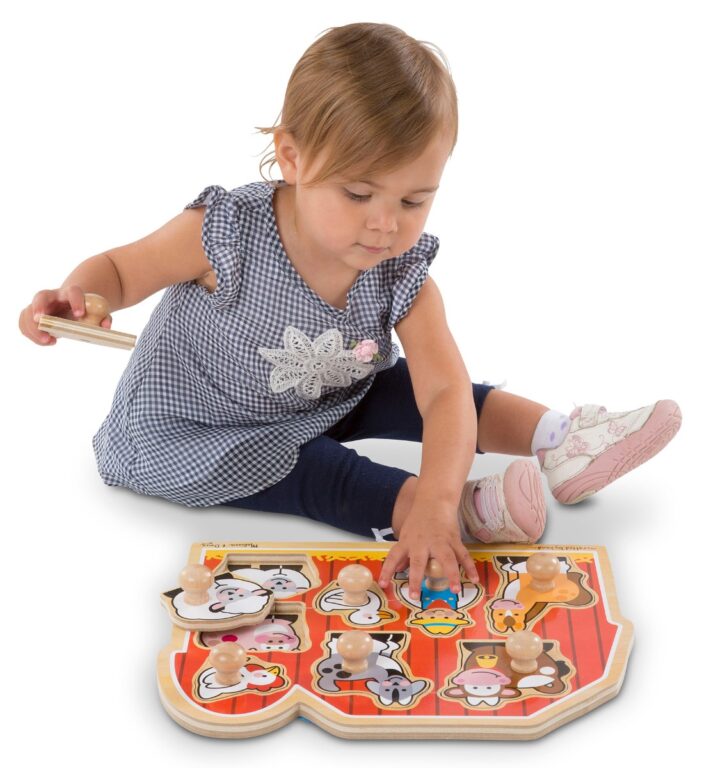 Melissa & Doug | Knoppuslespil Jumbo - Bondegård