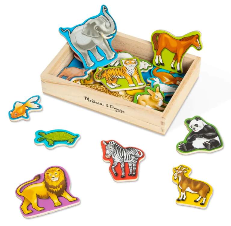 Melissa & Doug | Magneter - Dyr, 20 stk