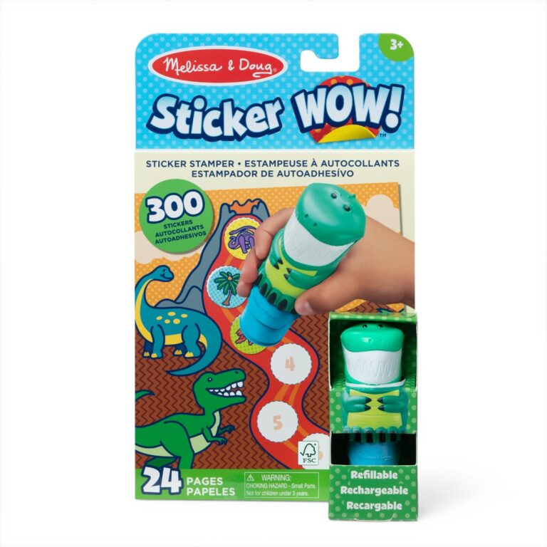 Melissa & Doug | Sticker WOW! aktivitetssæt - Dinosaur
