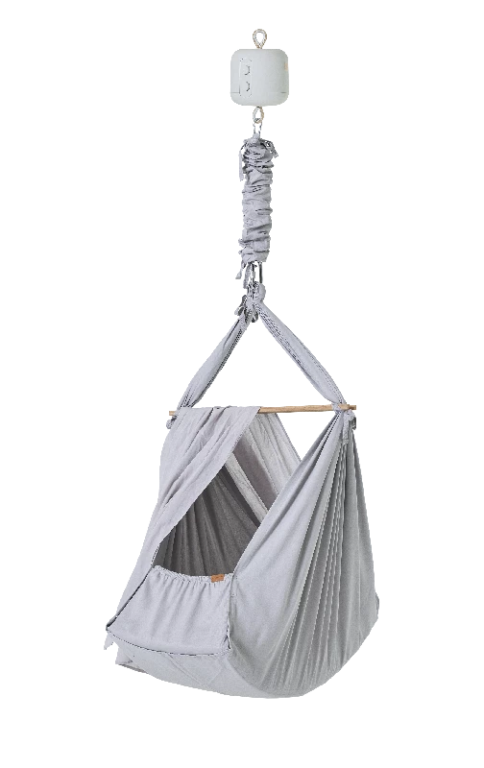 Membantu Premium Slyngevugge Økologisk Bomuld - Grå