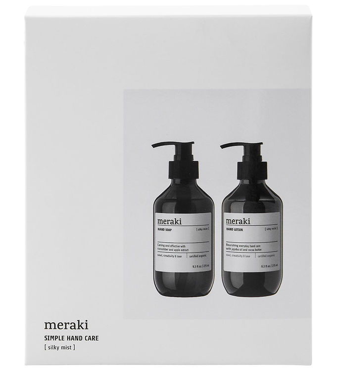 Meraki Gaveæske - Håndsæbe/-Lotion - 2 x 275 ml - Silky Mist