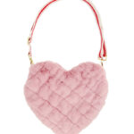 Meri Meri Taske - Plush - Hjerte - Rosa