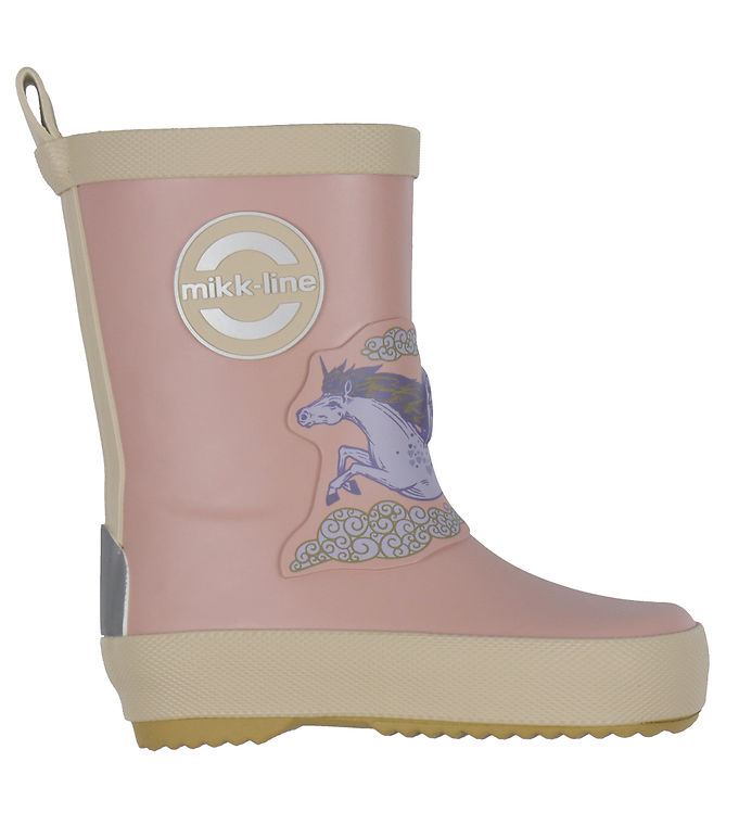 Mikk-Line Gummistøvler - 3D Patch Wellies - Woodrose Mikk-Line Gummistøvler - 3D Patch Wellies - Woodrose