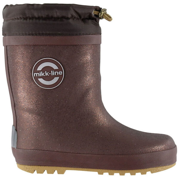 Mikk-Line Gummistøvler m. For - Glitter - French Toast